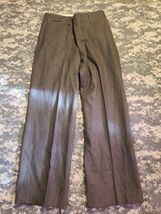 USGI PERFECT TROUSER COMPANY 3M MILITARY WWII GREEN WOOL PANTS 30 X 29.5  - $71.99