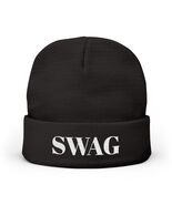 Stylish Embroidered Knit Beanie - SWAG Hat for Trendsetters, Fall Fashio... - €19,95 EUR