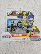 Playskool Heroes Marvel Super Hero Adventures - Wolverine With Claw Racer Nib - £23.78 GBP