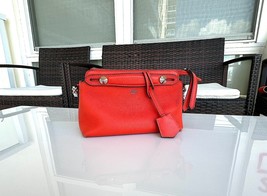 Fendi By The Way Mini Leather Orange Bag Women / 2 Original Bag Straps  - £441.29 GBP