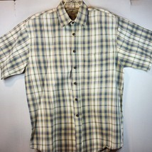 Northwest Territory Multi Color Plaid Short Sleeve Button Down Shirt Men&#39;s Sz M - £13.32 GBP