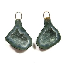 Distressed Tabasco - Tiny Mexican Geode Polished Halves with Ring  TABD90 - $18.41