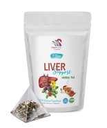 liver tea bags - LIVER SUPPORT TEA - Detoxifying tea for liver - 1 Pack - $340.99 MXN