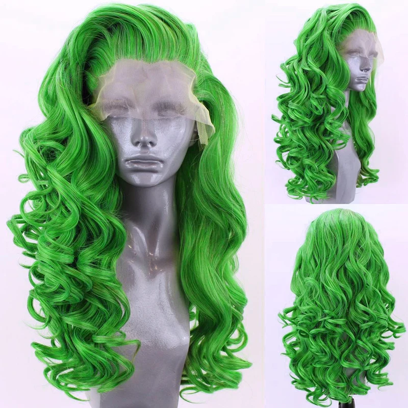 Charisma Long Deep Wave Hair Synthetic Lace Front Wig High Temperature Fiber - £34.39 GBP+