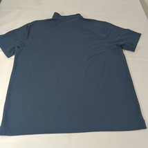 Carhartt Polo Shirt Mens XL Original Fit Blue Cotton Blend Short Sleeve K570 NVY image 2