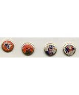 James Bond 007 Set of 4 pinbacks Pin Vintage Rare - $34.99