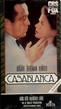 Casablanca [VHS 1984] CBS/Fox / 1943 Humphrey Bogart, Ingrid Bergman / B&amp;W - £4.44 GBP