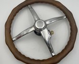 Ford Model T Fat Man Steering Wheel 17” Wood With Key Works Fatman - £373.60 GBP
