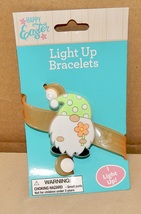 LED Light Up Bracelet Gnome Orange On Off Button NIB Age 3 &amp; UP 261O - £1.99 GBP