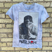 Poetic Justice T-Shirt Cloudy Graphic Tupac 2Pac Short Sleeve Mens Size S - £9.88 GBP