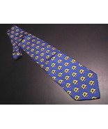Alynn Neckwear Neck Tie Husqvarna Viking Sewing Machine Blue and Bright ... - $10.99