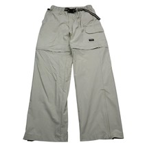 Guide Series Pants Mens 32x32 Beige Elastic Waist Belted Convertible Cargo - $28.59