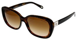 Tiffany &amp; Co Sunglasses Women Brown Havana Rectangular TF4091B 80503B - £171.68 GBP