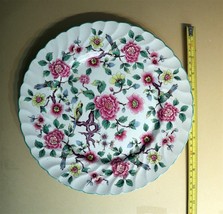6 x OLD FOLEY Chinese Rose 10&quot; Dinner Plates Vintage - $71.25