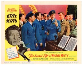 *The Secret Life Of Walter Mitty (1947) Danny Kaye British Fighter Pilot Fantasy - £39.96 GBP