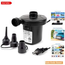 Quick-Fill Electric Air Pump with Unique Sound Insulation - Compact &amp; Ef... - $27.67