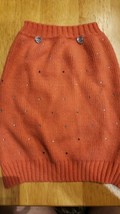 top paw Adirondack Peach Dog Sweater Size Medium  - £7.70 GBP
