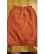 top paw Adirondack Peach Dog Sweater Size Medium  - £7.70 GBP