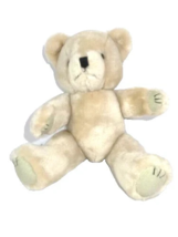 Pacific Craft Jointed Teddy Bear Plush Stuffed Animal Cream Color Vintag... - $19.40