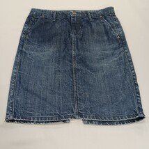 Joe's 59KT6015 Women's Blue Cotton Blend Rear Slit Denim Skirt Size W25 image 14