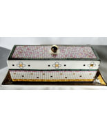 NIB Anthropologie Bistro Garden Tile Butterfly Butter Dish Stoneware Ret... - $94.14 CAD