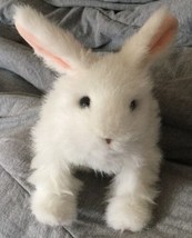 FurReal Friends Hop &#39;n Cuddle White Bunny Rabbit Makes Noises Hops Plush Toy - £12.52 GBP