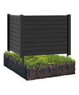Outdoor PVC Air Conditioner Fence with 20 Inch Long Stakes-Black - Color... - $3,508.45 MXN