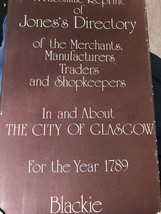 JONES&#39;S Directory De City Of Glasgow Libro - £6.93 GBP