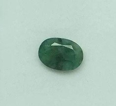 Natural Green Emerald,Oval Shape Loose Gemstone,7.20 Carat Colombian Emerald Gem - £96.72 GBP