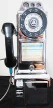 AE Chrome Pay Telephone Fully Restored Circa 1950&#39;s #4 - $1,377.79 CAD