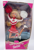 Vintage Barbie University of Arkansas Cheerleader Doll Mattel 1996 Blonde Hair - £14.96 GBP