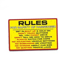 13X7CM  Waterproof Car Sticker Vinyl Decal Truck Safety Rules 4X4 Off-road 4WD D - £61.09 GBP