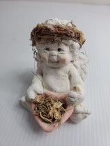 Vintage 1994 Dreamsicles Angel Cherub Figurine &quot;Wildflower&quot; Signed - £4.78 GBP