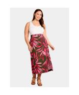 Time &amp; tru Women&#39;s Linen Blen Slip Skirt W Side Slit X-LARGE (16-18) Gre... - $406.55 MXN