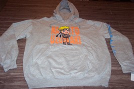 NARUTO SHIPPUDEN HOODIE HOODED Sweatshirt MENS LARGE NEW Anime - $49.50