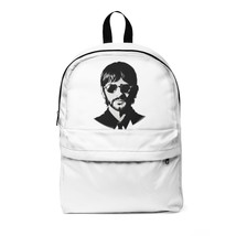 Personalized Classic Unisex Backpack, Black - Ringo Starr Illustration W... - £45.22 GBP