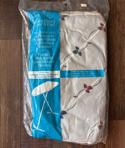 New Vintage Ironing Board Cover &amp; Pad Floral Daisy Brand Thin Cotton - $15.16