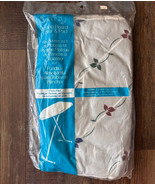 New Vintage Ironing Board Cover &amp; Pad Floral Daisy Brand Thin Cotton - $15.16