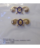 ARMY OFFICER BRANCH INSIGNIA CHEMICAL CORPS FULL COLOR - $69.98 MXN