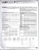 McCall&#39;s M7650 Misses  14 to 22 Top, Tunic and Boho Dress Sewing Pattern... - $14.81
