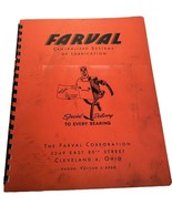 Vintage 1950 FARVAL Centralized Systems of Lubrication Catalog - £13.32 GBP