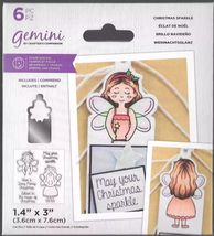 Crafter&#39;s Companion. Gemini. Christmas Sparkle Stamp &amp; Die Set. - $6.00