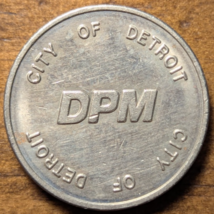 Detroit, Michigan MI City of Detroit Transportation DPM Transit Token - £5.40 GBP