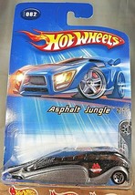2005 Hot Wheels #82 Asphalt Jungle 2/5 LOW FLOW Black/Gray w/Chrome 5Sp Bad Card - £5.88 GBP
