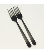 Herdmar Oslo Black Dinner Forks Matte 8 1/4&quot; 18/10 Lot of 2 - €33,40 EUR