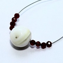 Opal Smooth Round Garnet Beads Natural Briolette Loose Gemstone Making Jewelry - £2.75 GBP