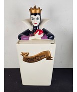 Disney Stores Villains Evil Queen Snow White Canister Cookie Jar 2004 - $44.50