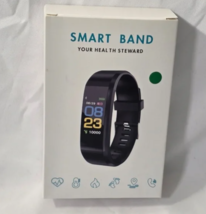 Green Wristband Smart Watch 115 Plus-Waterproof Fitness &amp; Health Tracker - $14.99