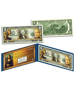 USA $2 Dollar Bill MONA LISA Leonardo Da Vinci 1503-1519 Masterpieces Pa... - £14.78 GBP