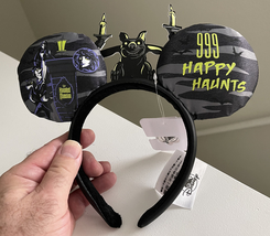 Disney Parks Haunted Mansion Gargoyle Happy Haunts Ears Headband Halloween NEW image 2